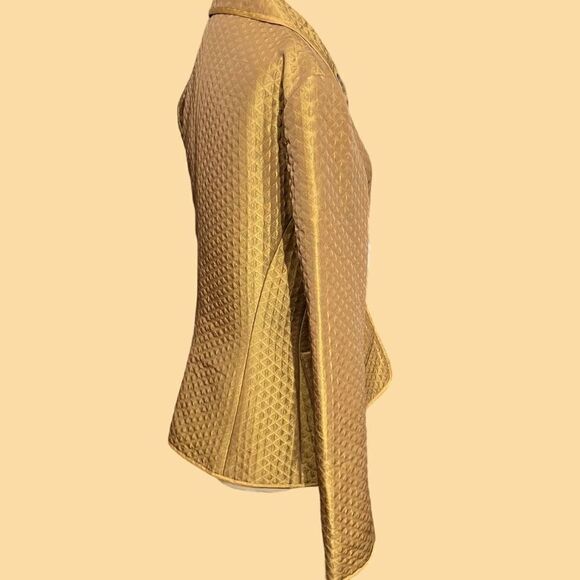 Tahari Gold Blazer / SZ: 6 / EUC - Picture 4 of 7